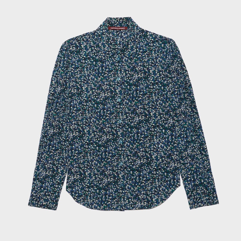 Comptoir des Cotonniers floral silk Sibylle shirt